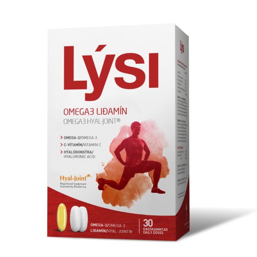 LYSI Omega-3 + hialuronsav + kondroitin